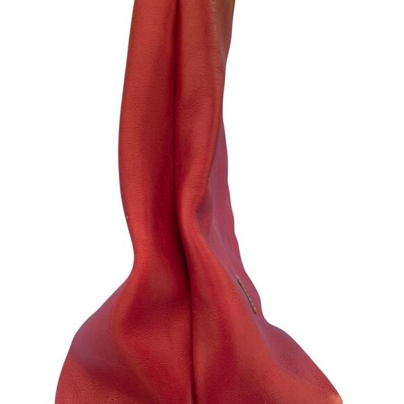 Dooney & Bourke Burgundy Florentine Leather Hobo Shoulder Bag Handbag - Picture 4 of 10